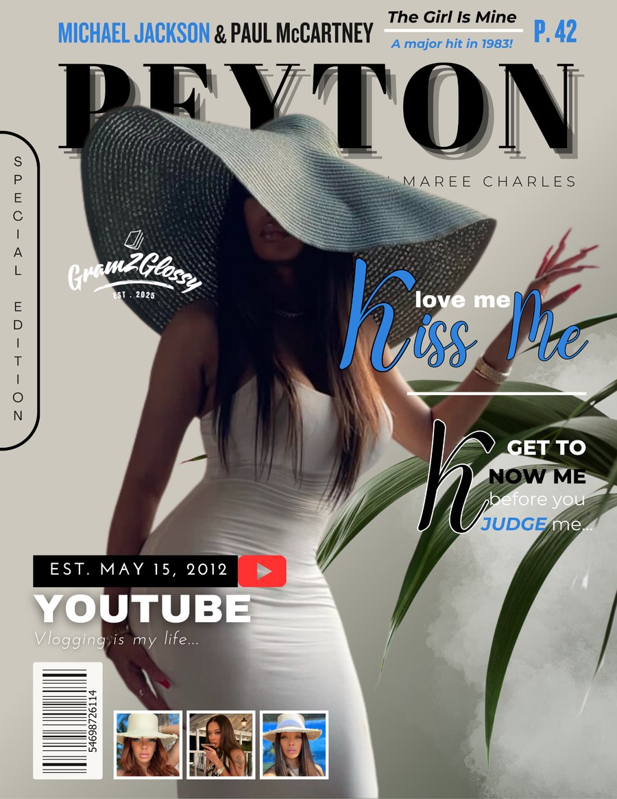 Example custom collectible magazine cover